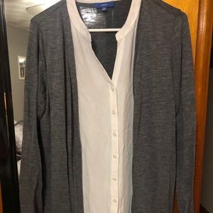 Sweater/blouse combo